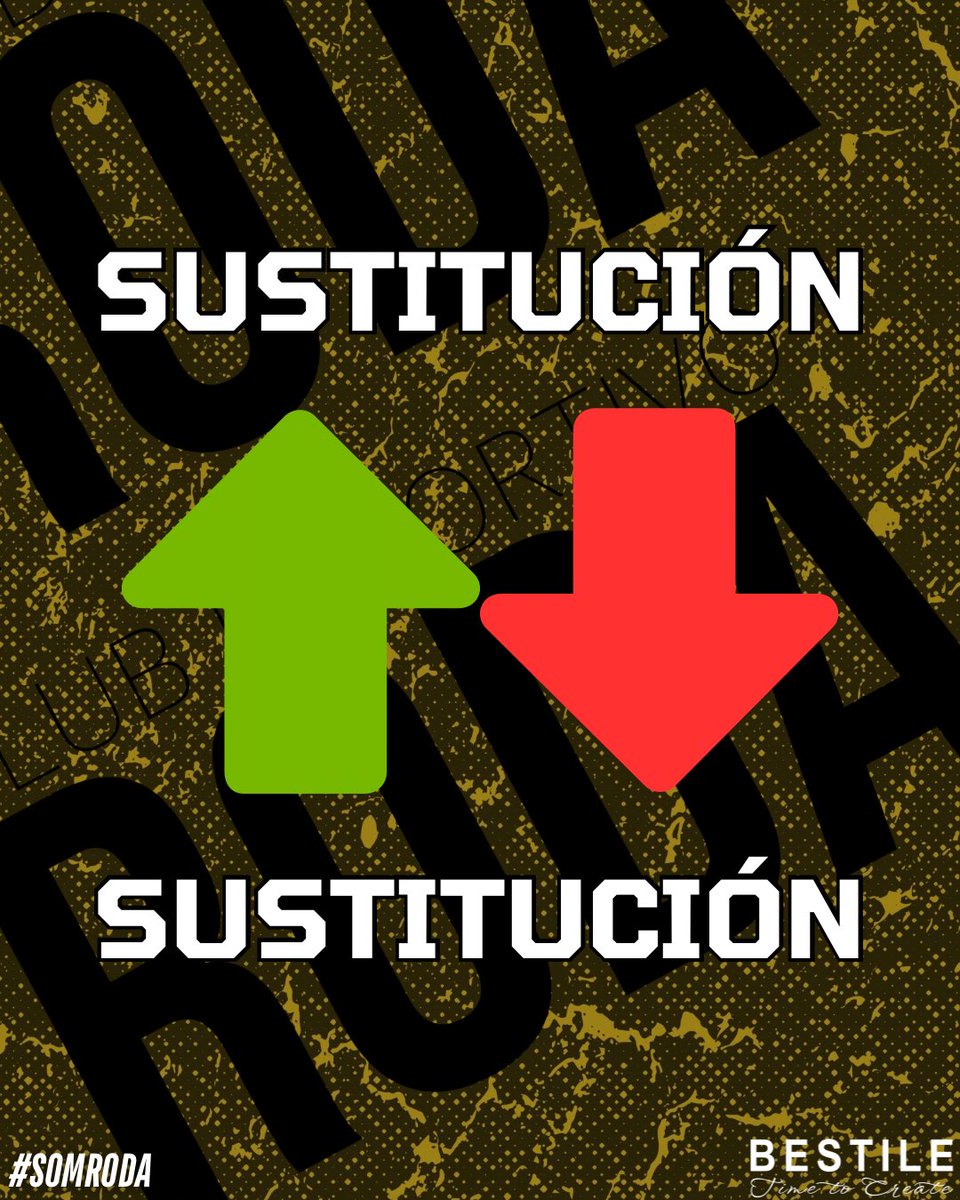 ⏱️ 85’ | #CDRoda 1-1 <a href="/udvalldeuxo/">U.D. Vall de Uxó</a>

🔄 CAMBIO

🟢 Bryan García

🔴 <a href="/adrianmoron99/">Adrián Morón</a> 

🏆 J13 #TerceraFederación | #RodaUDE #SomRoda