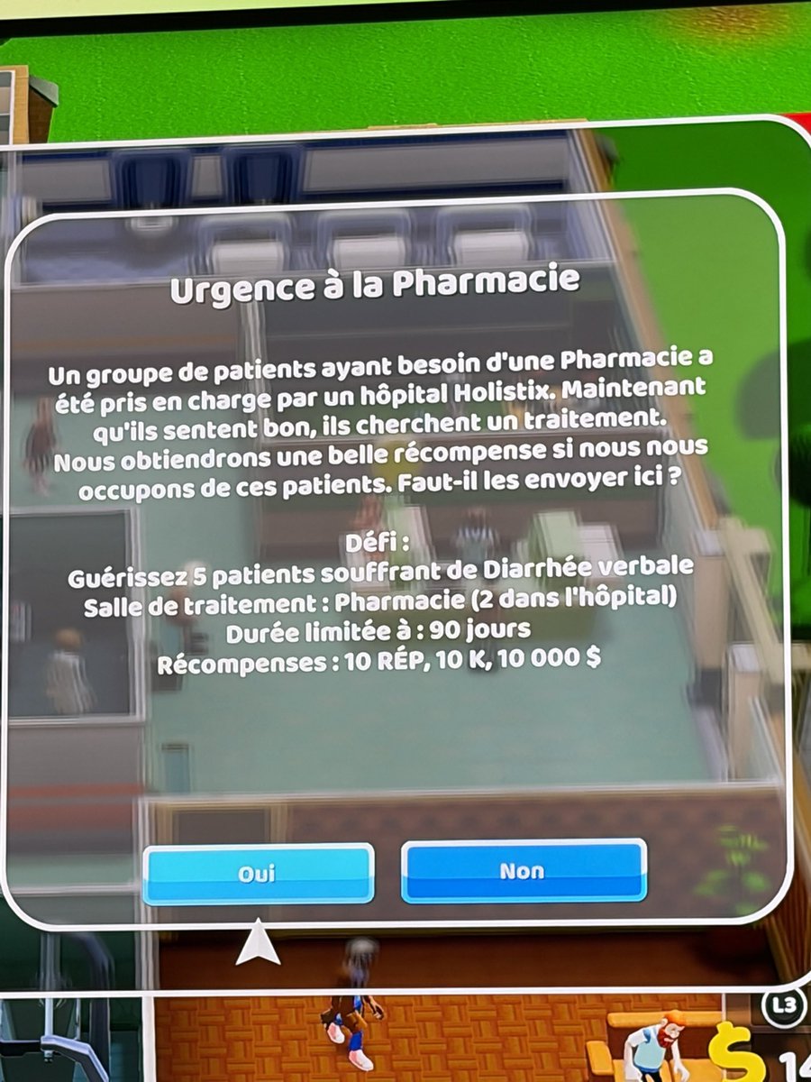 J’aime trop Two Point Hospital car sous couvert d’humour, ils dénoncent certaines pratiques de charlatans 🤓👇🏻