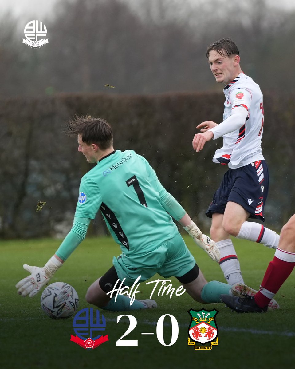 Wanderers go into the break with a 2️⃣ goal advantage!

#bwfc