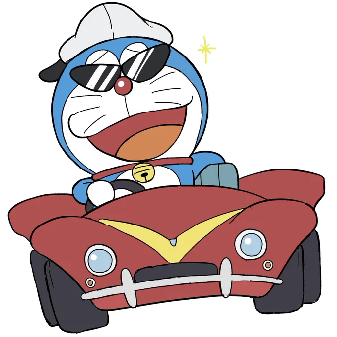 これはちょっとイキってバギーに乗ってるドラえもん