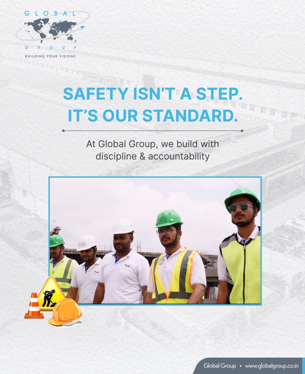 GlobalGroup_Ind's tweet photo. With Global Group, experience industrial development where safety, quality, and reliability lead every step. 

#GlobalGroup #IndustrialDevelopment #BuiltOnTrust #QualityFirst #SafeConstruction #ReliableEngineering #IndustryLeaders #InfrastructureGrowth #FutureReady #MakeInIndia https://t.co/JWvMNonXOe
