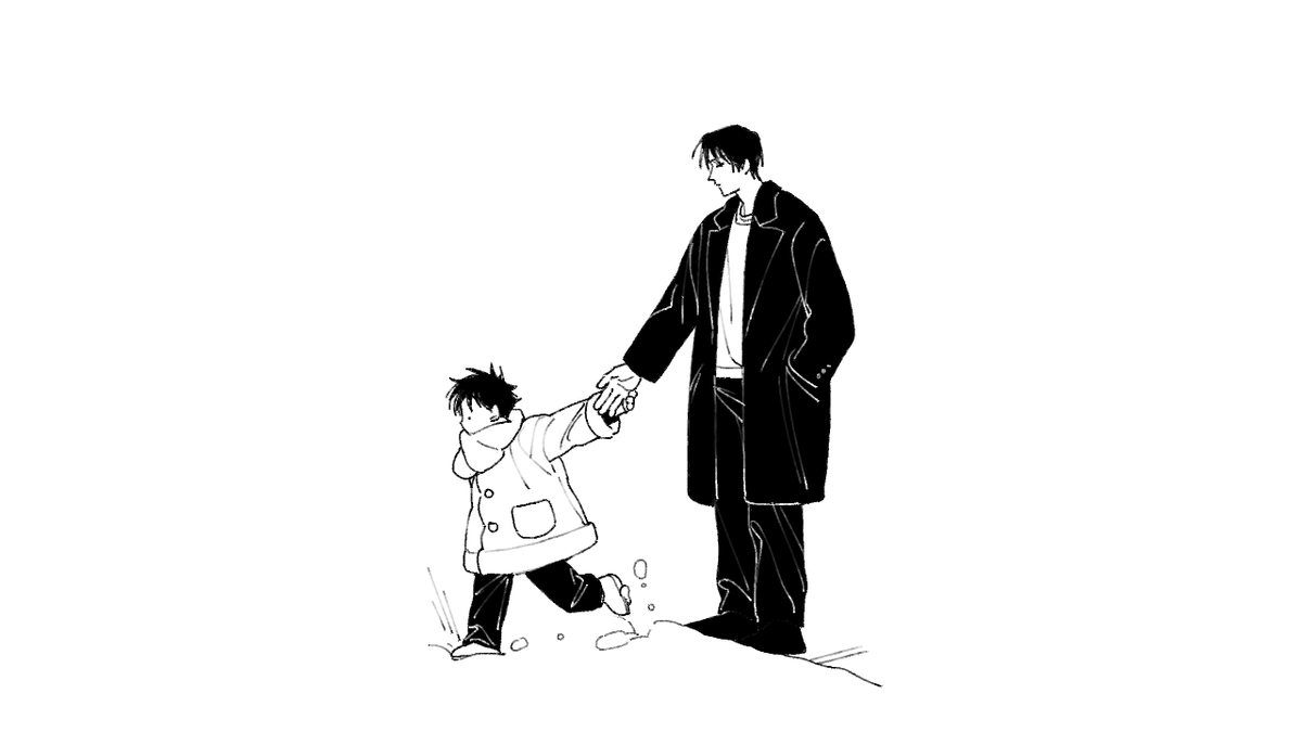 雪の上のめぐみ