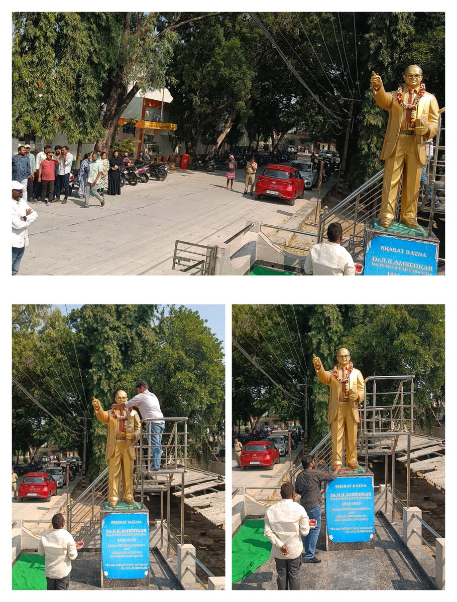 fcidowarangal's tweet photo. FCI DO Warangal pays homage to the architect of the Indian Constitution, Bharat Ratna Dr. B.R. Ambedkar, a visionary social reformer, on #MahaparinirvanDiwas at DO office, Highlighting his unparalleled contribution to nation-building. @FCI_India @fcisouthzone_pr @Fci_Telangana https://t.co/kLOHmf7BeZ