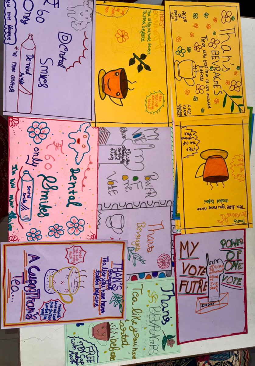 BamnoliS's tweet photo. Our students are diving into the 'Making of Advertisement' activity under #KaushalBodh! They're not just creating ads—they're developing creativity, teamwork, and essential communication skills.
​A fantastic blend of learning and fun!
@Dir_Education 
@EduMinOfIndia https://t.co/vQa2loB7xP
