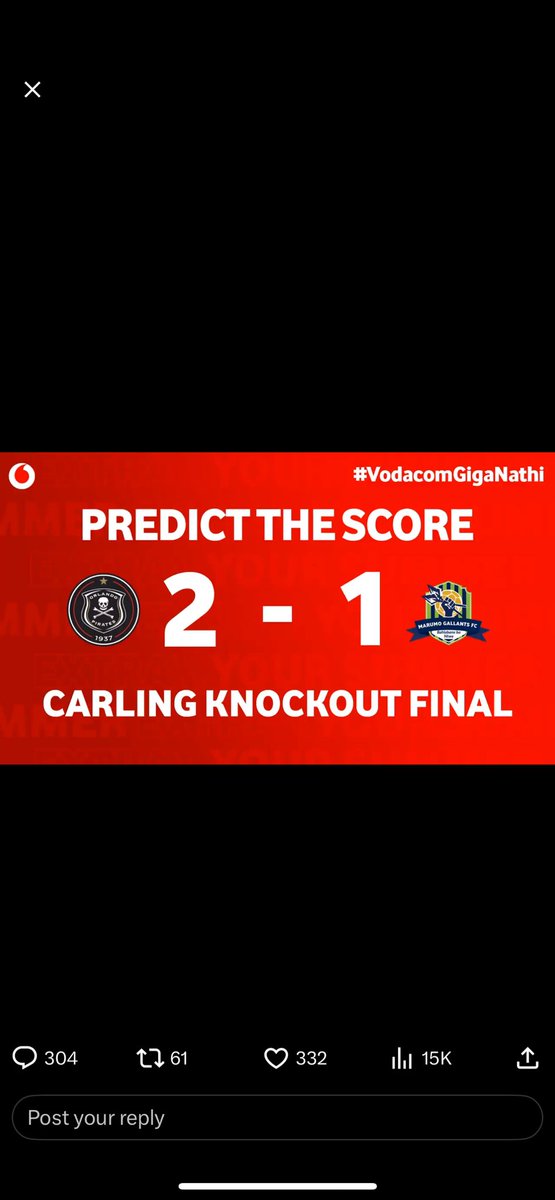 Siyethember's tweet photo. @orlandopirates @_Marumogallants @Vodacom https://t.co/1r9CNztENt