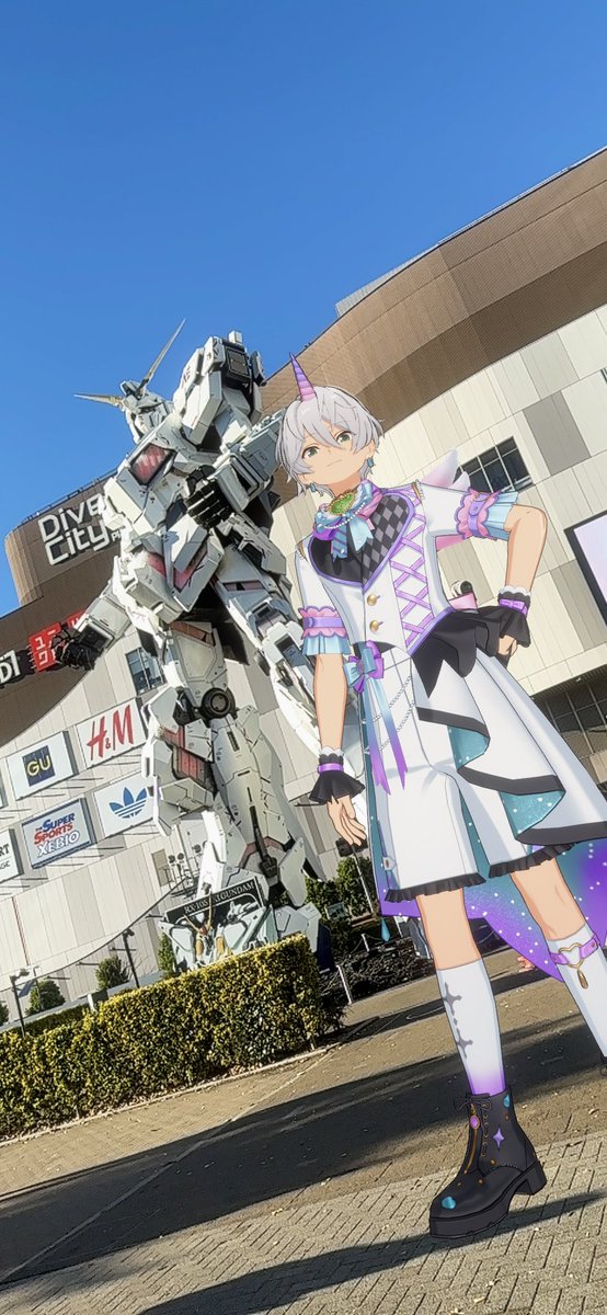 ユニコーンガンダムとユニコーンカンナくん