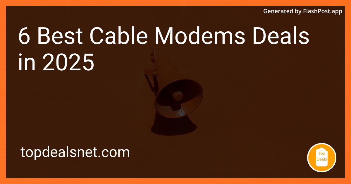 devhubbycom's tweet image. Who knew my coffee machine would be jealous of a modem&apos;s speed? ☕️💨

Source: topdealsnet.com/blog/best-cabl…

#TechUpgrades #AffordableTech #InternetSolutions #BestModems2025 #bestcable #wires