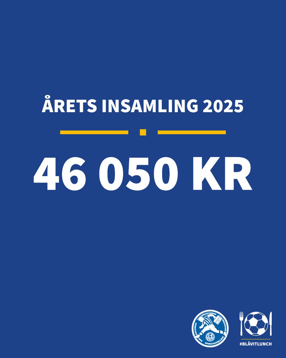 blavitlunch's tweet image. 💙 Tillsammans har vi samlat in 46 050 kr till  Bortaresefonden. Tack till alla som bidragit. Det här gjorde vi tillsammans!

#blåvitlunch #ifkgbg @Anglarna1973 #bortaresefonden