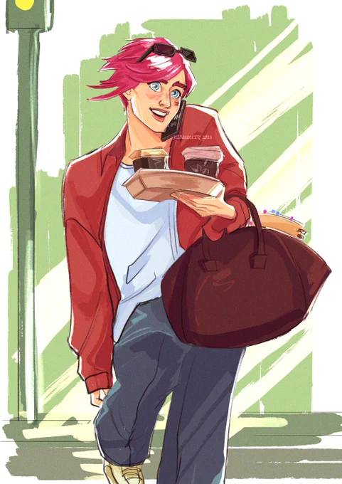 off-duty actor vi is on her way to see caitlyn of course!! #arcane #ViArcane
