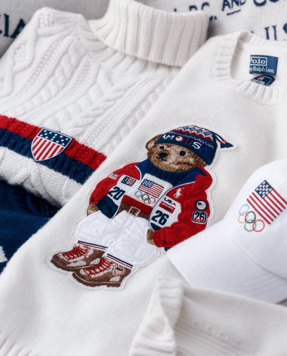 Shtreetwear's tweet photo. Olympics Polo Bear (2025) https://t.co/Vnh81MFOof
