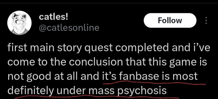 What? U were expecting some flowers after saying this line?
And the way u said "the game is not good at all" doesn't sound like an opinion.