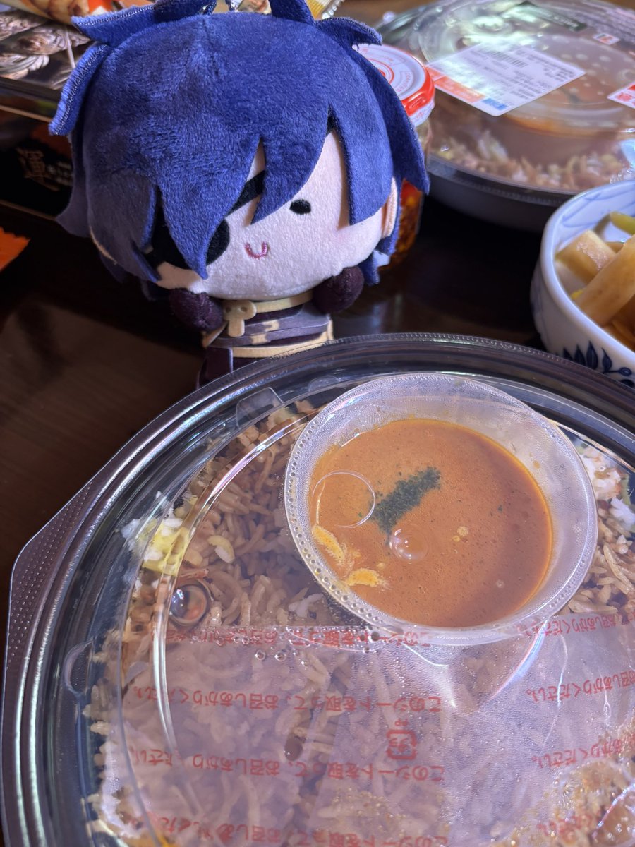 公家さんにイジられたんま忠

食べたかったセブンのビリヤニ(関東限定)食べられて幸せ
んま