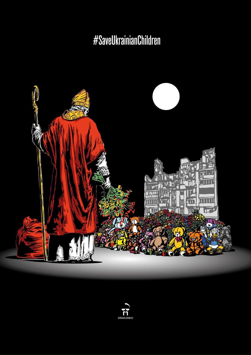 When St. Nicholas arrives and there are no children to give presents to — he’s left speechless.