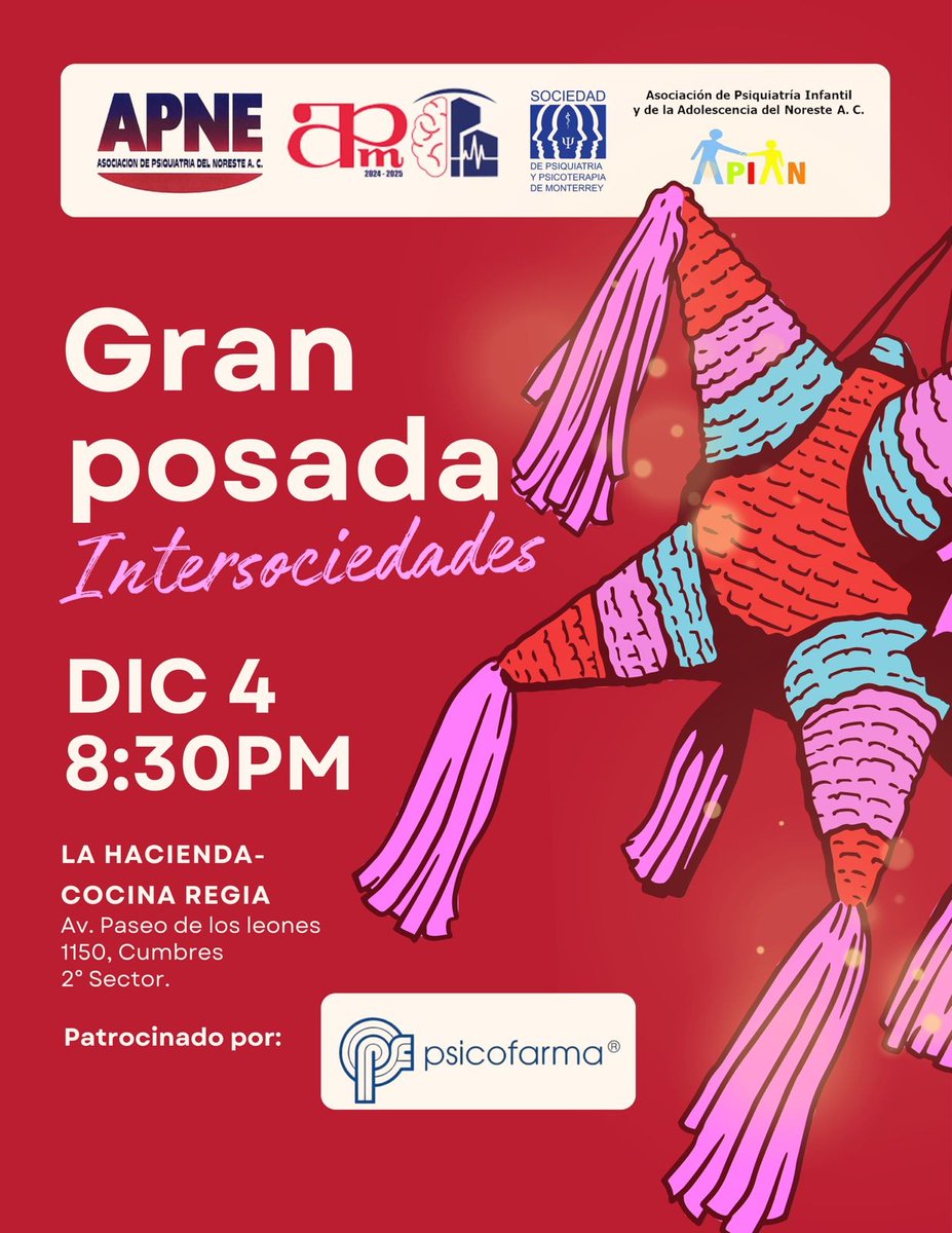 sppmty's tweet photo. Posada #sociedad #psiquiatria y #psicoterapia de Monterrey https://t.co/roQ9urAGuJ
