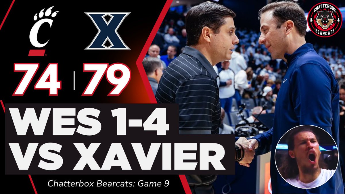NEW Episode of Chatterbox Bearcats: the full crew recaps another disappointing Crosstown Shootout for Cincinnati.

📺: youtube.com/watch?v=uQQctI…
🎧: podcasts.apple.com/us/podcast/gam…