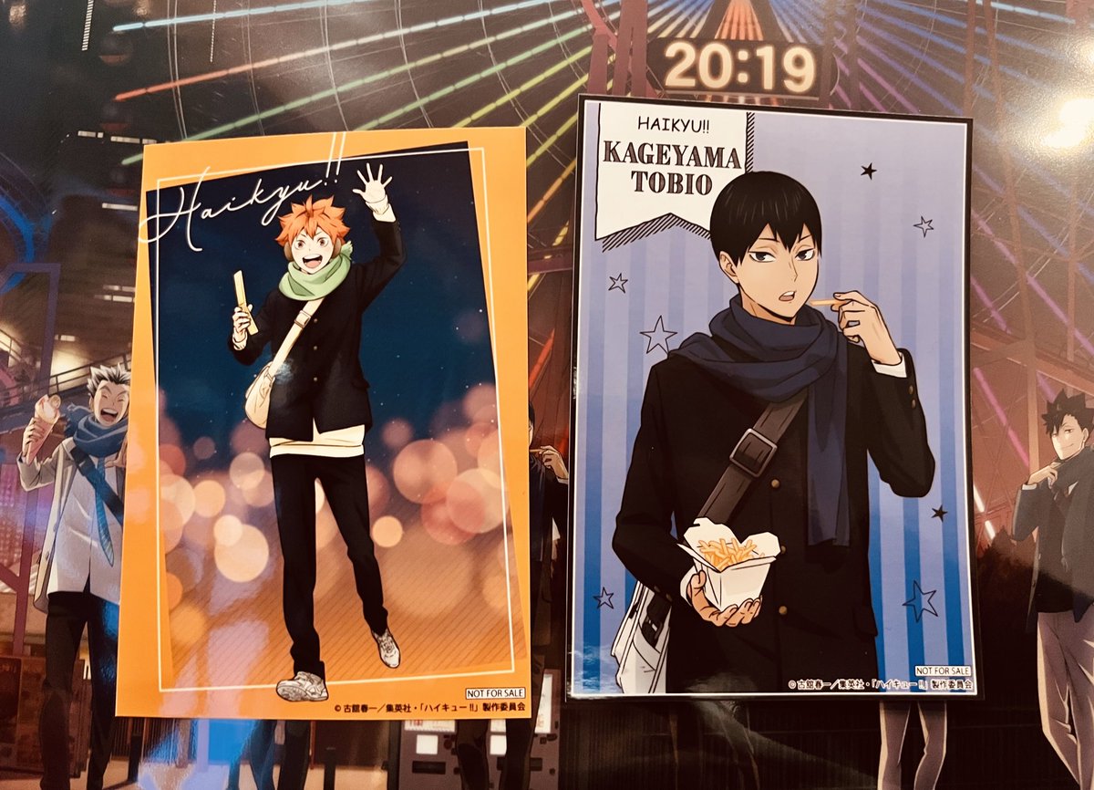hamu_gm's tweet photo. 【交換】
よこはまコスモワールド ハイキュー 
特典 ビジュアルカード

譲
日向(引き)、影山(アップ)

求
黒尾(引き) > 孤爪

※孤爪は黒尾と2⇔2交換のみ
※出先のためIDなし

本日現地手渡し、
または後日横浜近辺手渡しor郵送

検索からもお気軽にお声かけください！
よろしくお願いいたします🙇‍♀️ https://t.co/GMpDQ3ygJ4