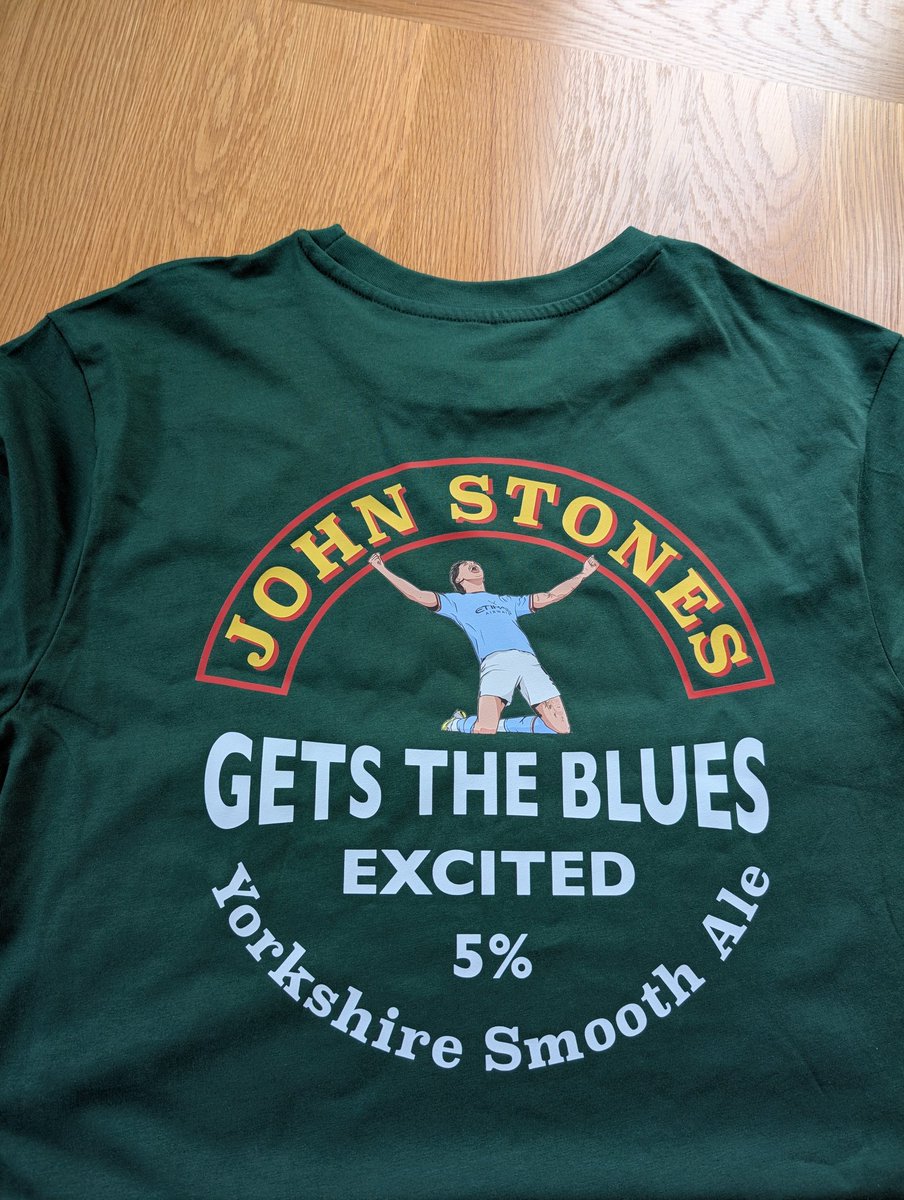 Matchday competition 

Win one of our new John Stones T-shirt 

Retweet to enter 

If City beat Sunderland today and Erling scores first we'll give away a  T-shirt to a follower who retweets 

Good luck and cmon City

Tshirts available here thegingerwigscitygifts.com/products/john-…