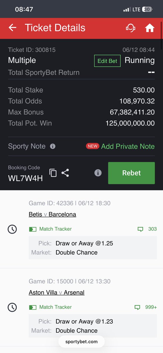 BlaqYonda7's tweet photo. 2025 Blessing ⚽️🪽(Double Chance)

108k odds (Today only)

530 wins 125 million 

Retweet and drop id https://t.co/hoGR2SZZ77