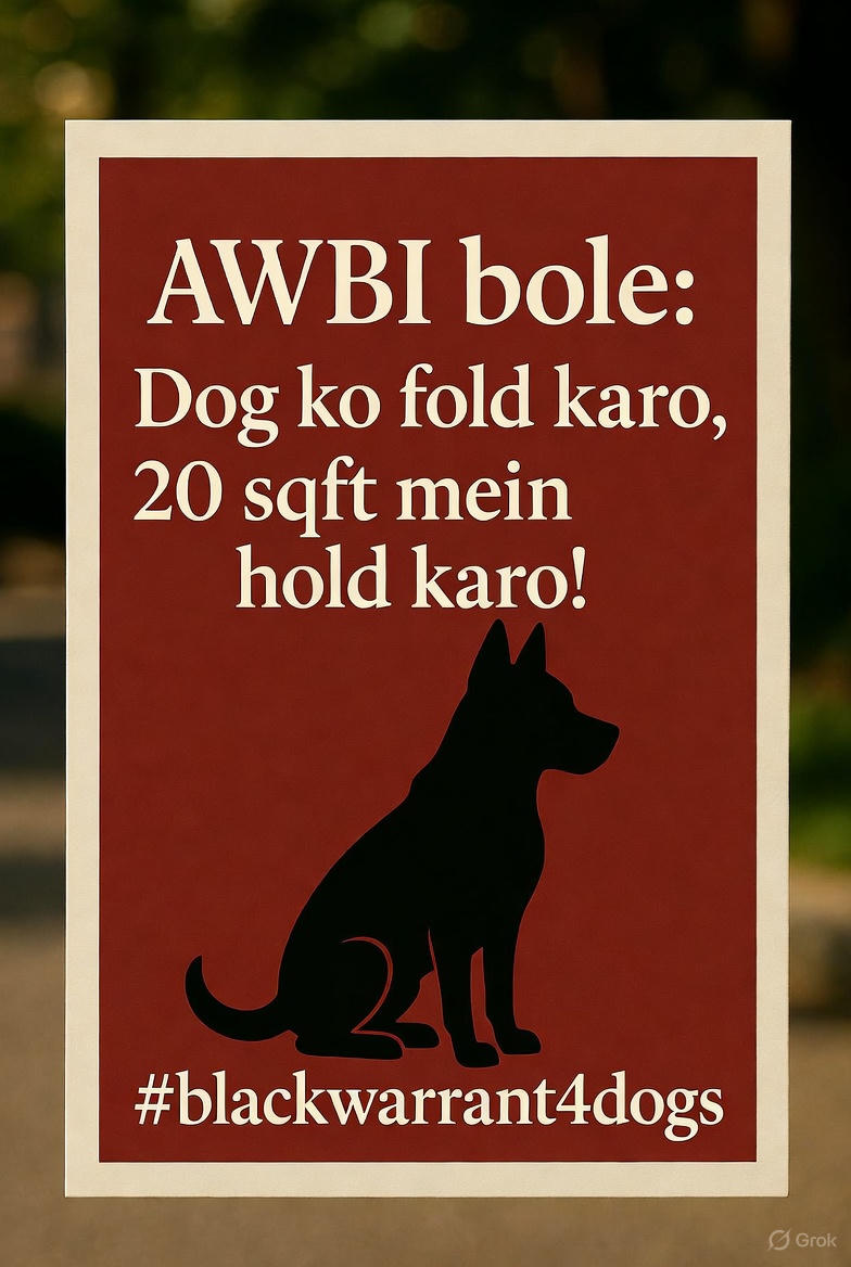 rashim_s's tweet photo. AWBI's somehow has forgotten all about welfare of Animals, the sole reason for its existence.

The space left for each dog after common areas are deducted which is also isn't much.

#saveindiandogs
#untileveryanimalsfree
#csvr
@narendramodi @AwbiBallabhgarh 
@Dept_of_AHD
@Manekagandhibjp @Munilokesh