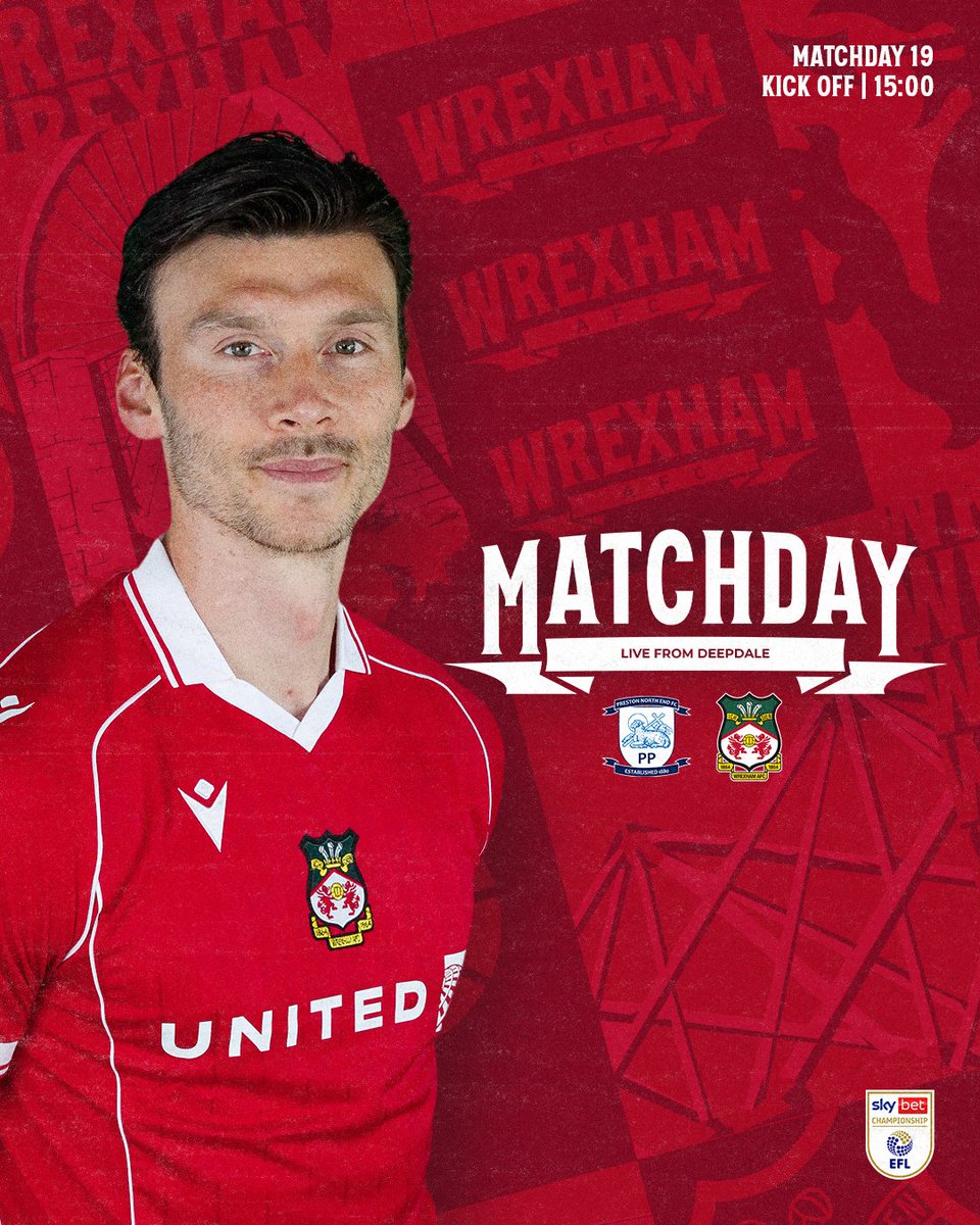 Wrexham_AFC's tweet image. A trip to Deepdale awaits this afternoon 👊

🔴⚪ #WxmAFC