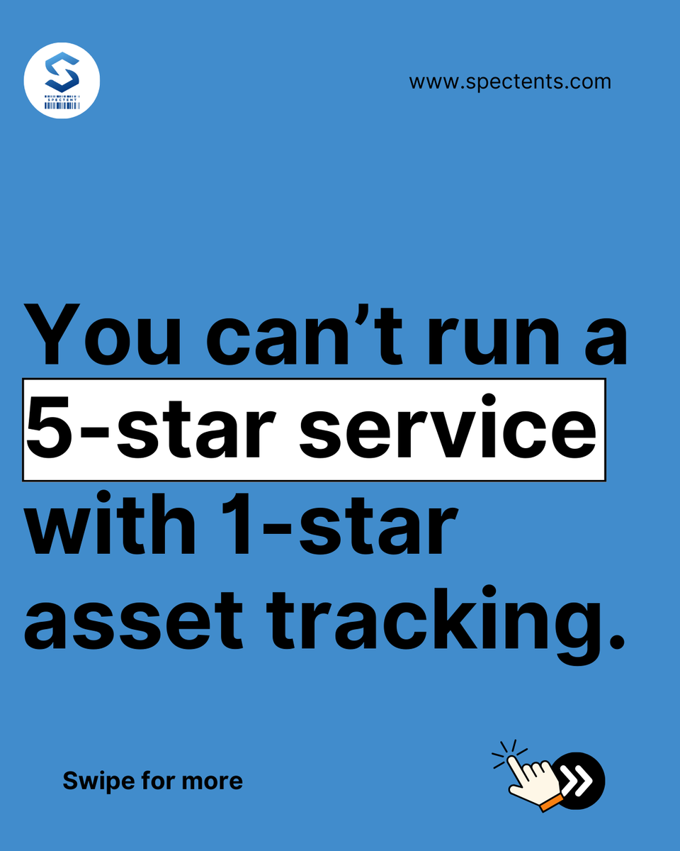 Spectent_IN's tweet photo. 5-star service needs 5-star asset tracking.
Hotels deserve real-time control, not scattered logs.
Spectent = Less downtime. Faster service. Happier guests.

#SmartHotels #Spectent #HotelTech #AssetManagement https://t.co/g3OGTSnlga