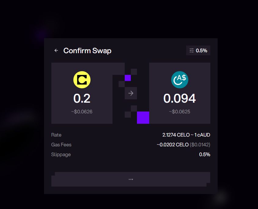 FlipzyApe's tweet photo. Day 3 swap on Mento. @MentoLabs
From CELO to cAUD and everything still smooth like day one.
Tiny gas, fast confirm, zero delay.
Three days in and the flow feels automatic now.
Keep stacking the swaps, momentum is real.
#Mento #Celo #SwapChallenge https://t.co/72UaFssWhN