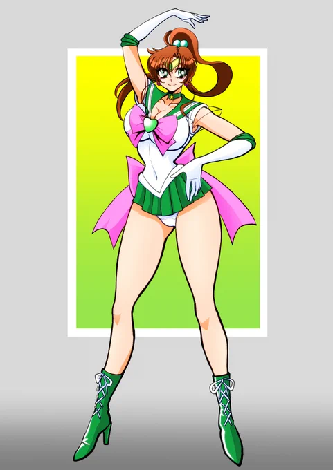 セーラージュピターを描きました〜