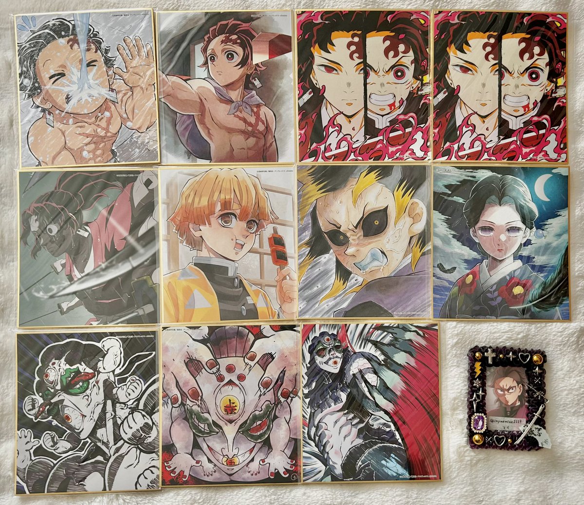 交換・譲渡】鬼滅の刃 ミニ色紙 全集中展 柱ダイニング WEB SHOPくじ