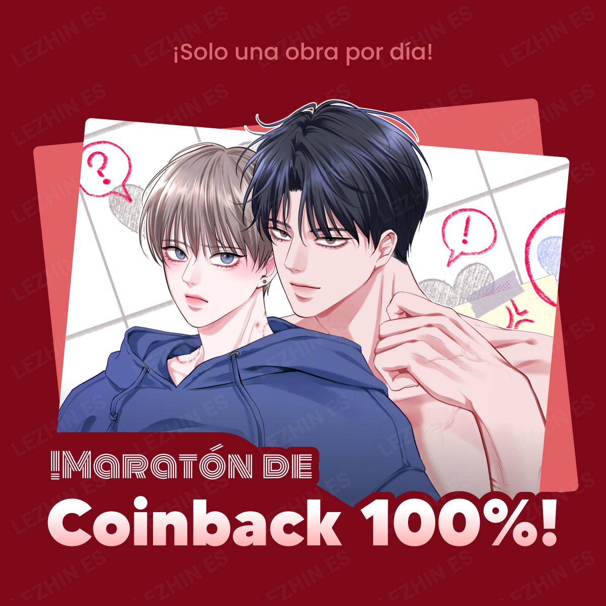 Lezhin_ES's tweet image. ¡Maratón diario!
Descubre las obras con 💯% en Coin Back.

💯 buff.ly/l1Asnsj 

#Lezhin #LezhinES #CoinBack #Maratón
