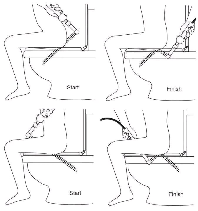 How to use a bidet toilet sprayer...