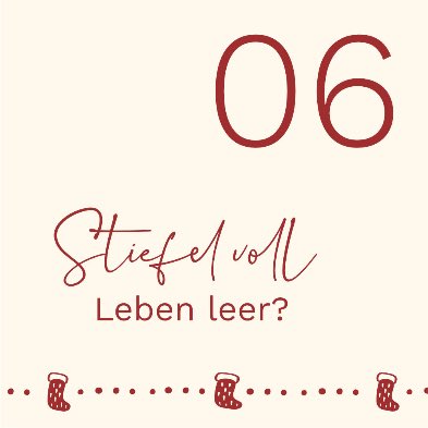 Stiefel voll - Leben leer?