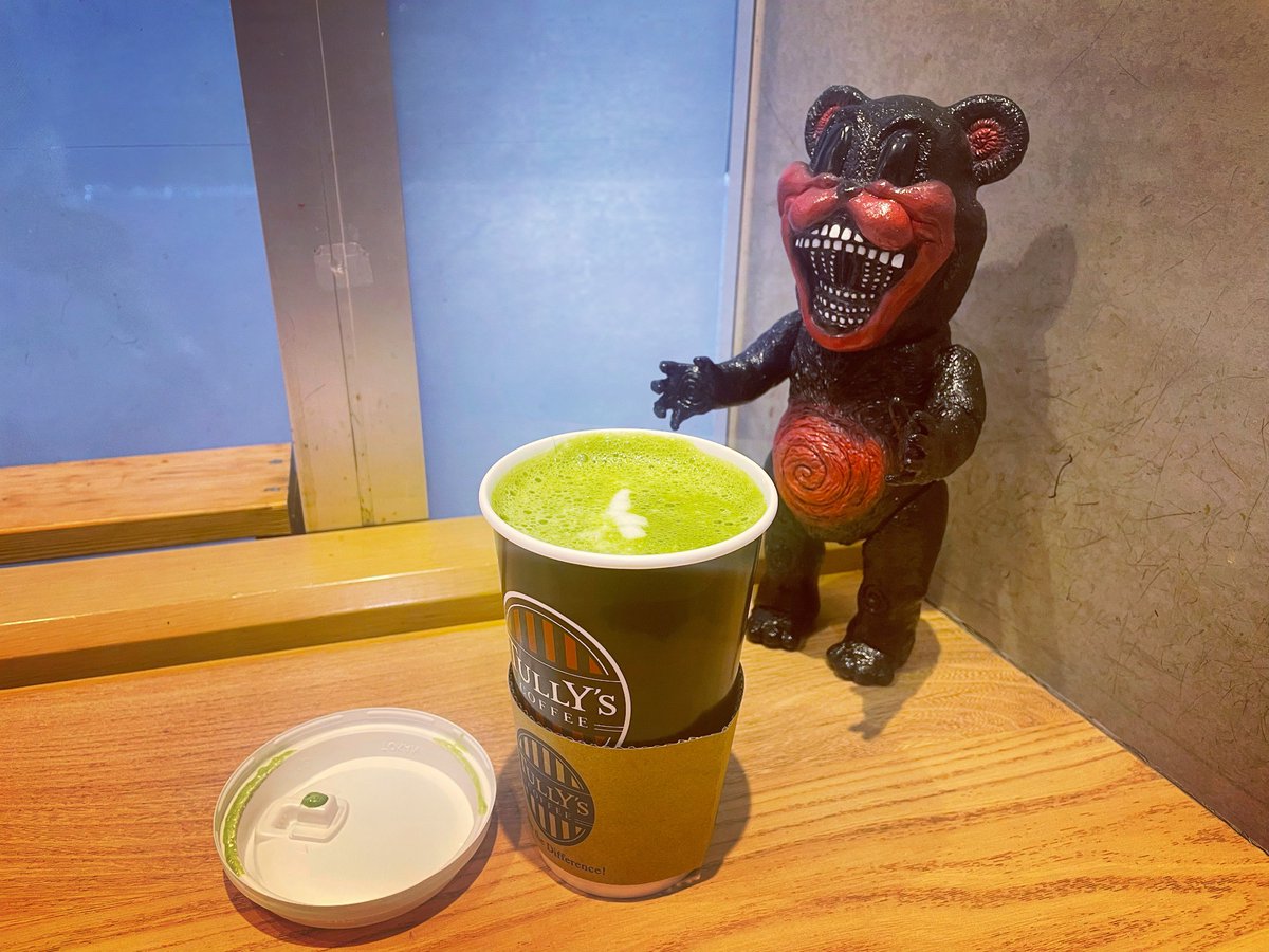 カフェでのんびり
#暗黒エンターテイメント
#sofvi
#ソフビ