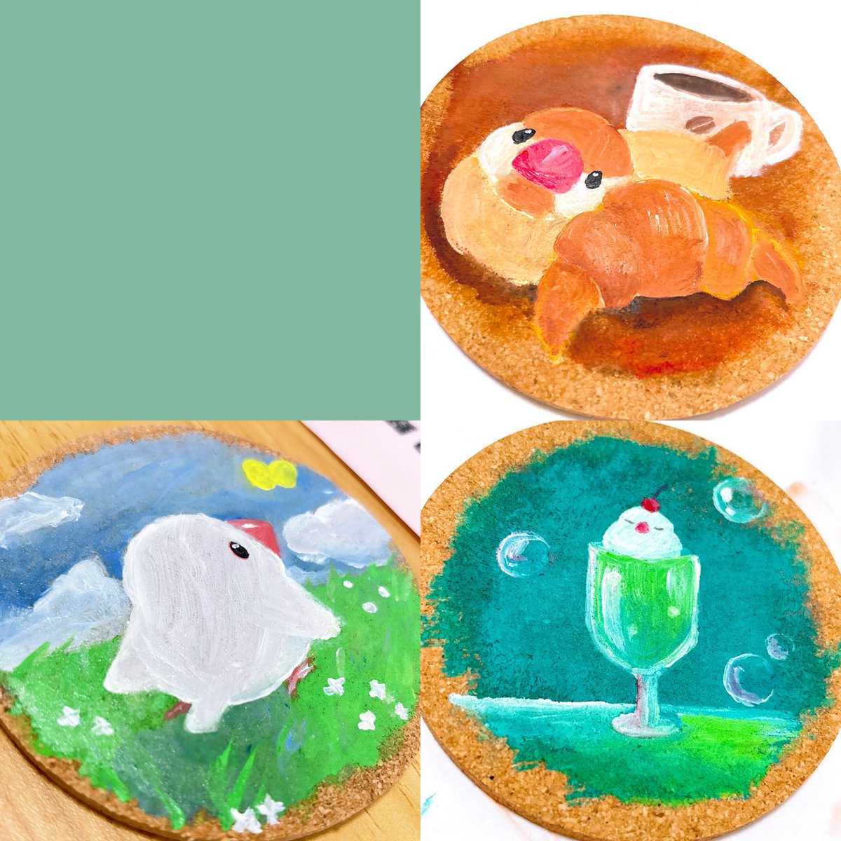 本日入荷予定のハガキサイズ原画を𝐩𝐢𝐜𝐤-𝐮𝐩✨】 再オープンは18時