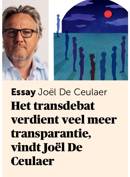 Dit is een heel lezenswaardig stuk dat eindelijk wat meer duidelijkheid in het transdebat brengt. Los van het gekrijs en gebrul van beide extremen.

<a href="/jdceulaer/">Joël De Ceulaer</a>