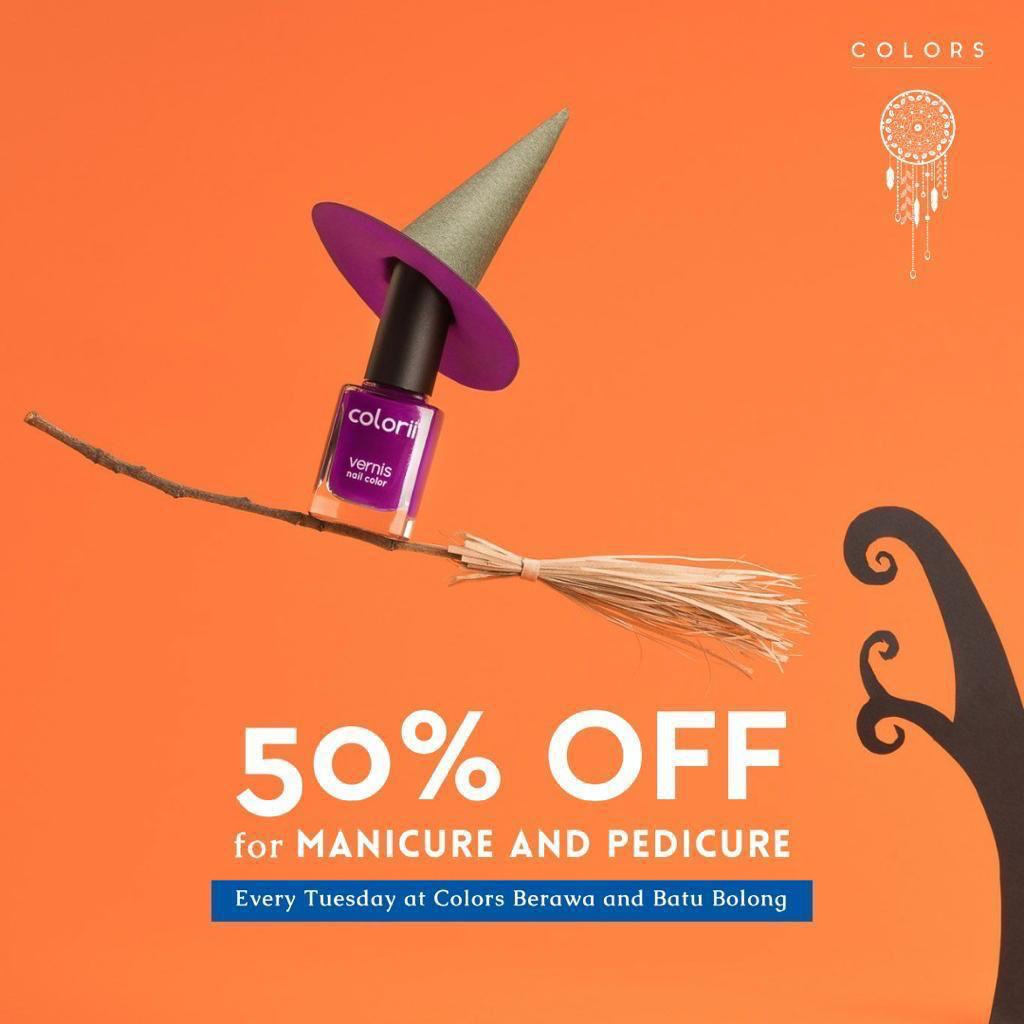 marcelcota's tweet photo. NEW DAY, NEW PROMO, TUESDAY BECOME OUR FAVORITE DAY!
50% off from 9am to 6h30pm
BOOK now!
Whatsapp:+62 811-3833-317
Colors Batubolong Nail Spa
Jl Pantai Batubolong no45 in front of Pura Batur
#bali #indonesia #canggu #nails #kuku #manicure #pedicure #nailspa #nailpolish #nailart https://t.co/SrhfJhpFjD
