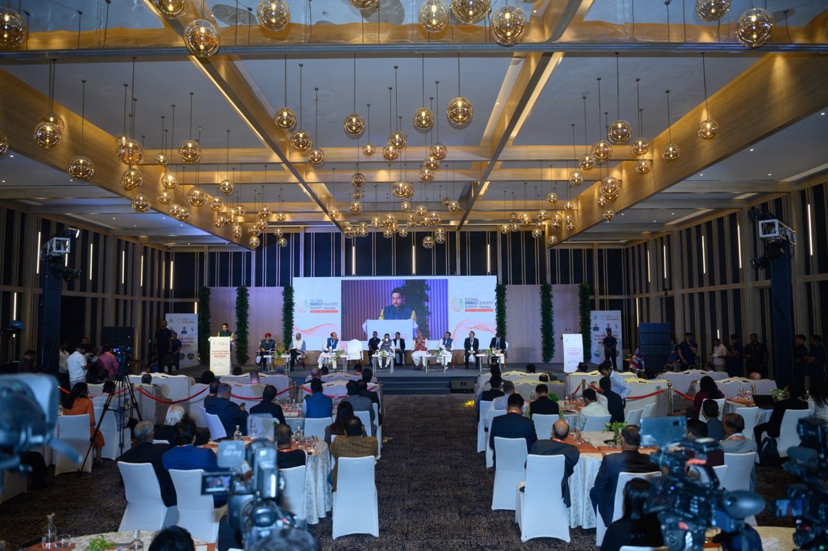 Speaking at the Global Energy Leaders’ Summit 2025 in Puri, in the presence of CM Shri <a href="/MohanMOdisha/">Mohan Charan Majhi</a> ji and Deputy  CM Shri <a href="/KVSinghDeo1/">Kanak Vardhan Singh Deo (Modiji Ka Parivar)</a> ji, highlighted India's historic clean energy expansion. Underscored the country's remarkable solar capacity growth, which surged from 2.8 GW