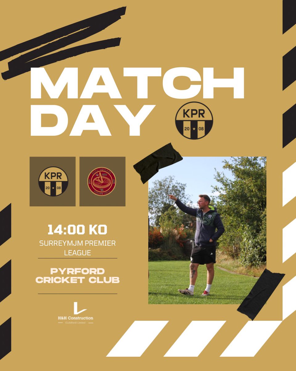Only the first team in action today. The boys face <a href="/TheDial/">Dial Square F.C.</a> again but this time to be played at the fortress pyrford. Get down to show your support.
#WeAreKPR #surreyfootball