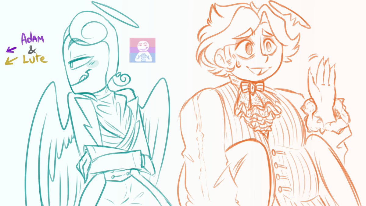 DosukeiiArt's tweet photo. Bridgerton ahh AU

#HazbinHotel #Bridgerton #HazbinHotelAbel #HazbinHotelEmily #HazbinHotelPeter #Abel #Evyn #AU https://t.co/BT5cLlhQQv