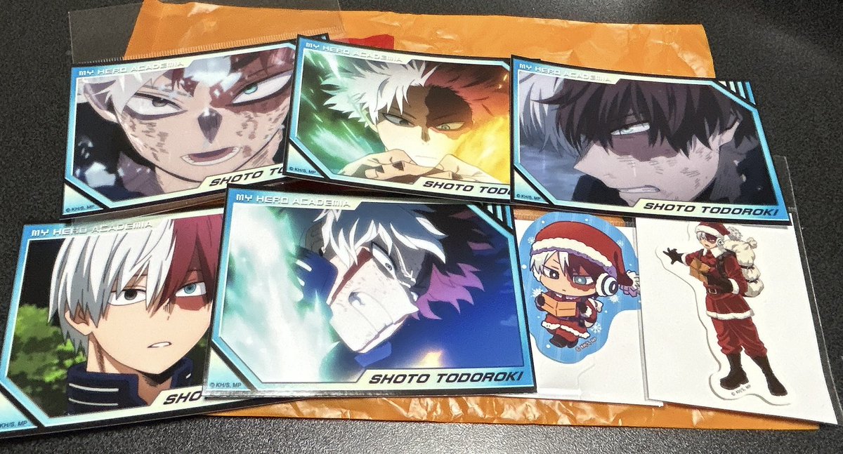 今日買ったもの② アニメイトにてヒロアカの轟焦凍くんの クリスマス