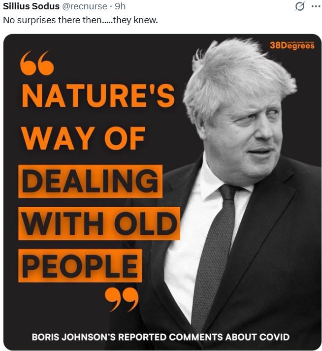 <a href="/BorisJohnson/">Boris Johnson</a> 23,000 Premature deaths...  GUILTY!