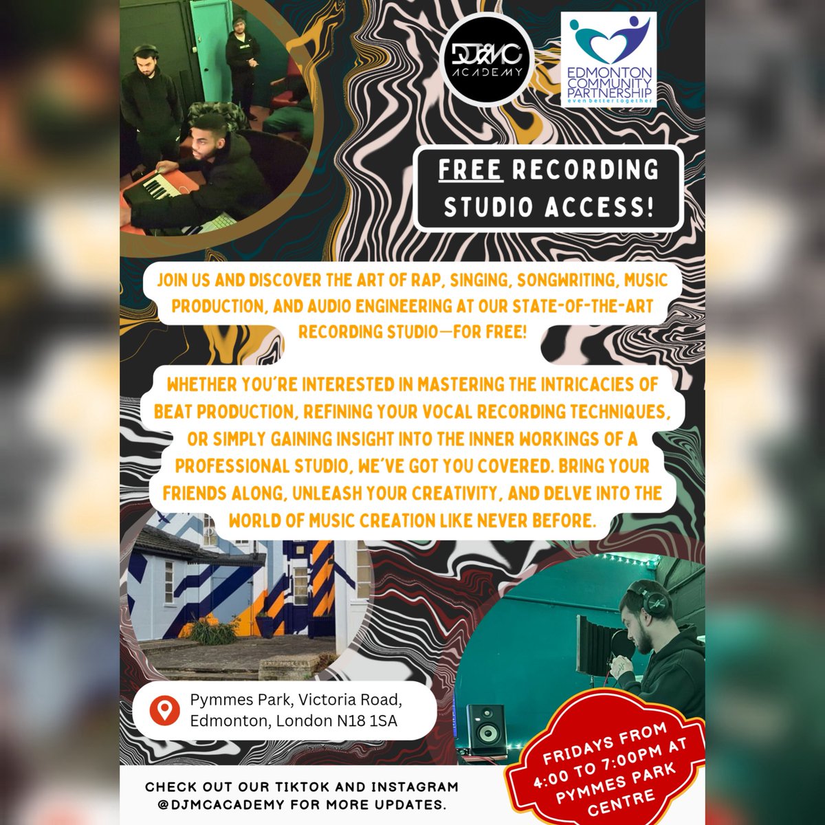 DJMC workshops, radio presenting sessions, after-school projects! Call Mrs Beckford for more info 😎🎤