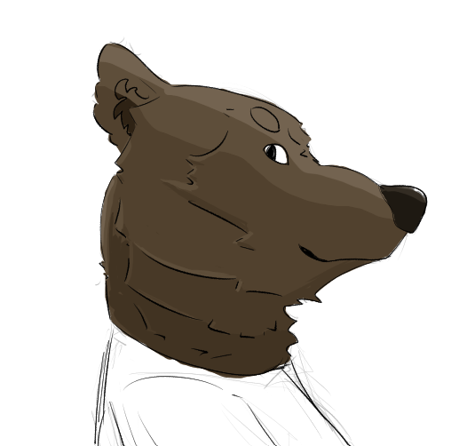 wof1sd's tweet photo. a lil wip :3 (learning bears wowowowow) https://t.co/5OMGebxCHB