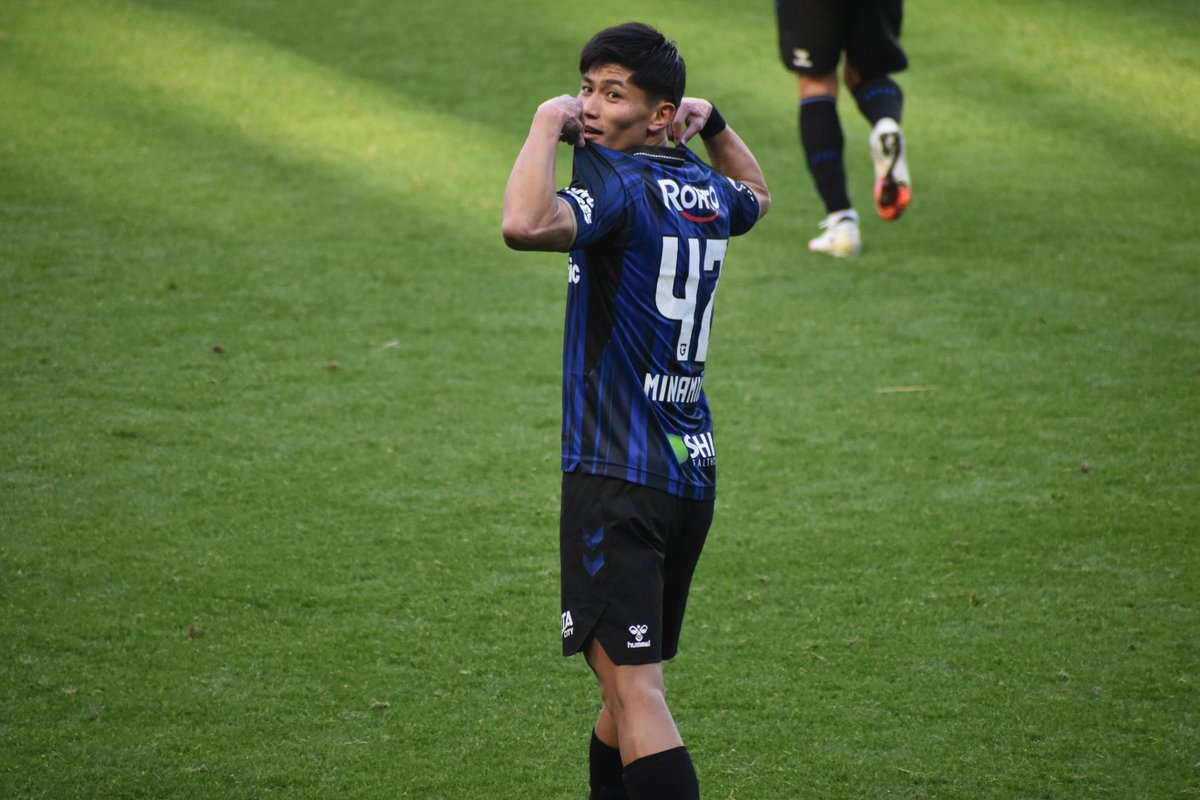 ナイスゴール💙👍🏻 #南野遥海 #ガンバ大阪