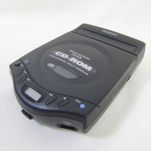 Obscure Console Christmas Advent.
Day 6: Linguaphone Education Gear
1994?

We all know of the Multi Mega, Sega's Mega Drive/CD hybrid. Not so familiar is that in Japan it was only released under licence by lanquage company Linguaphone, presumably as a teaching tool.

#RGGXmas