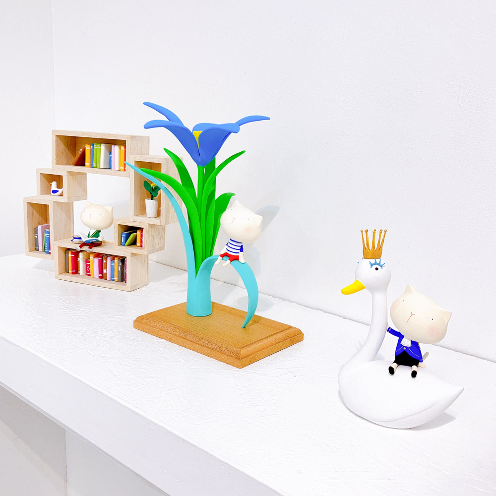 🚩開催中 #山岡緑 個展「BUSANEKO WONDERLAND」 一度見たら忘れられ