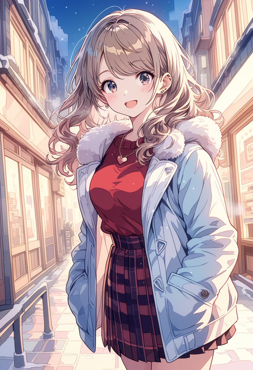 イラスト Aida ただいま～ 主～!競馬場デート楽しかったよ🎵❤️ #AIイラスト #AIArt