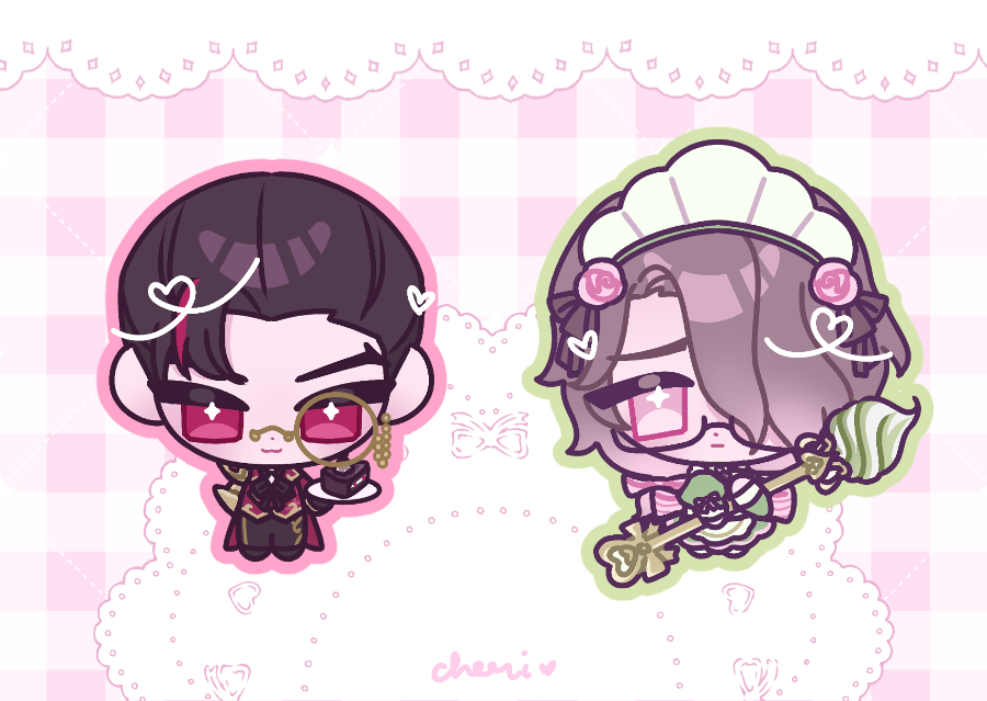 cafe cuties 🍰☕️ #jhin #hwei