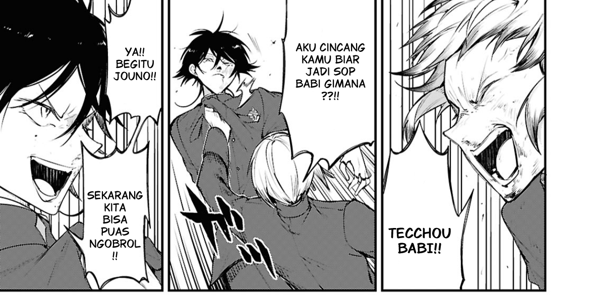 BSDFESS's tweet photo. bsdart! cw // manga spoiler ; harsh words

iseng2 nge tl chapter paling baru (tp cm sepotong) kapan lagi kan liat jono ngatain teco b*bi
tl &amp; edit by sender

https://t.co/wEUmI3b0sA