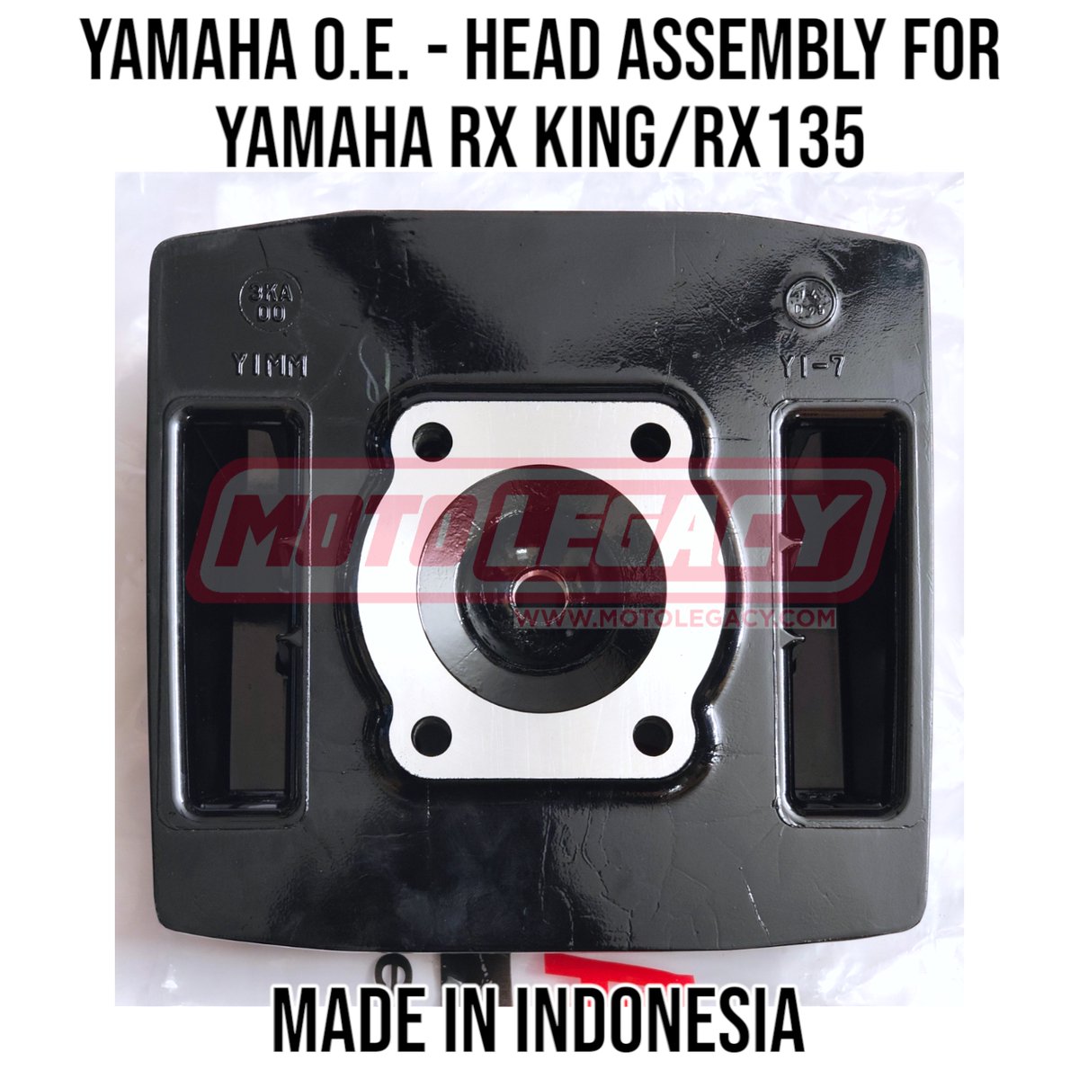 Motolegacy's tweet photo. YAMAHA O.E - HEAD ASSEMBLY FOR YAMAHA RX KING/RX135/RXG/RXZ

- Direct Fit For Yamaha RX KING/RX135/RXG/RXZ
- MADE IN INDONESIA

Restore true RX performance with genuine OE parts. 

Shipping Across India 🇮🇳

Order on WhatsApp: +91 7075444950 / 7075444952 https://t.co/cuEiMtDqUV