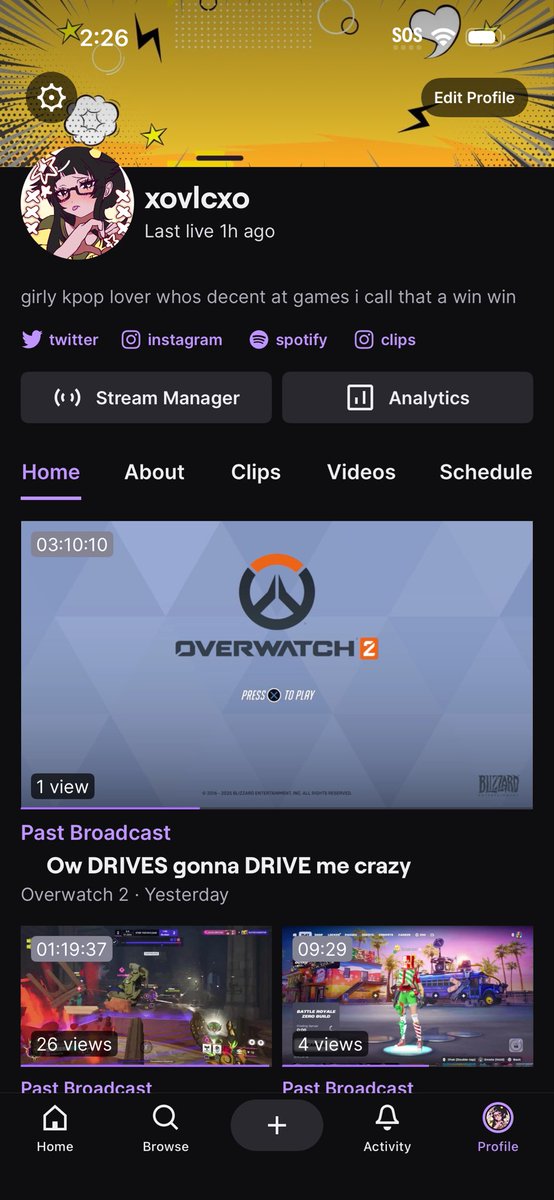 hooniesuckle's tweet image. hi im vic :3 she/they 25 im a twitch streamer, kpop stan , emo and lgbt! if u looking for someone to watch for some laughs and mediocre gameplay im yr girl! i stream mostly every weekday see u there?👉🏻👈🏻

twitch.tv/xovlcxo
#gamingtwt #promotwt #moothunt #kpoptwt #owtwt